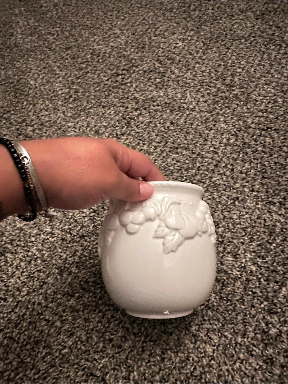 White Lidded Ceramic Container - Picture 4 of 9
